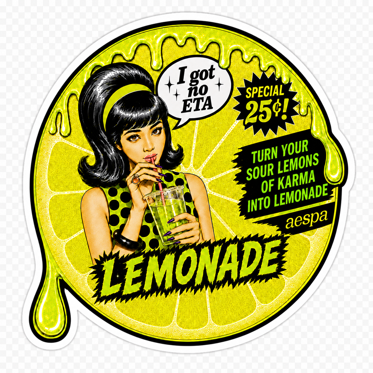 AESPA - Lemonade Sticker