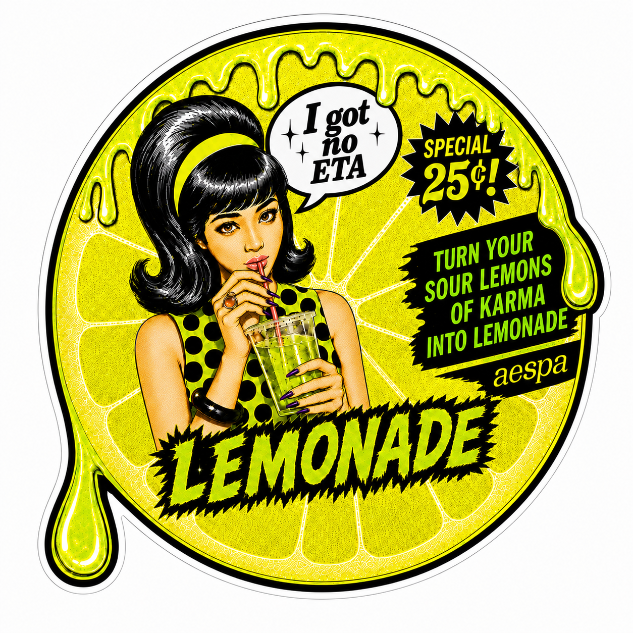AESPA - Lemonade Sticker