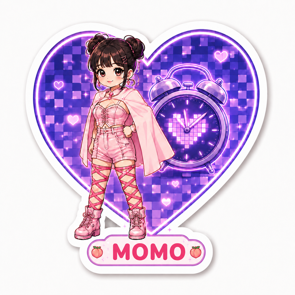 Bias Sticker- Momo Scientist 