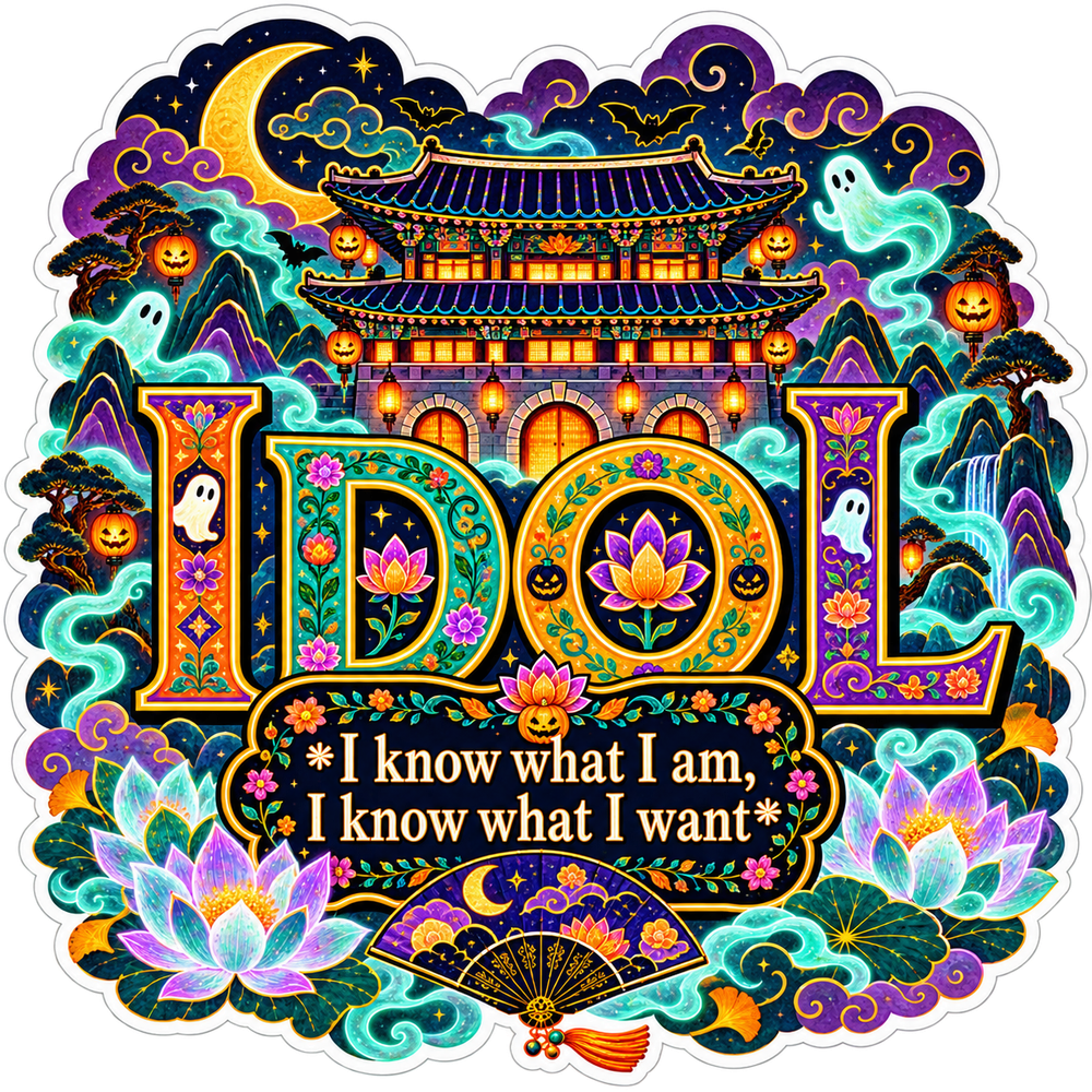 BTS Halloween Idol Sticker