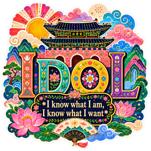 BTS Idol Sticker