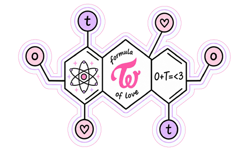 TWICE formula of love Sticker