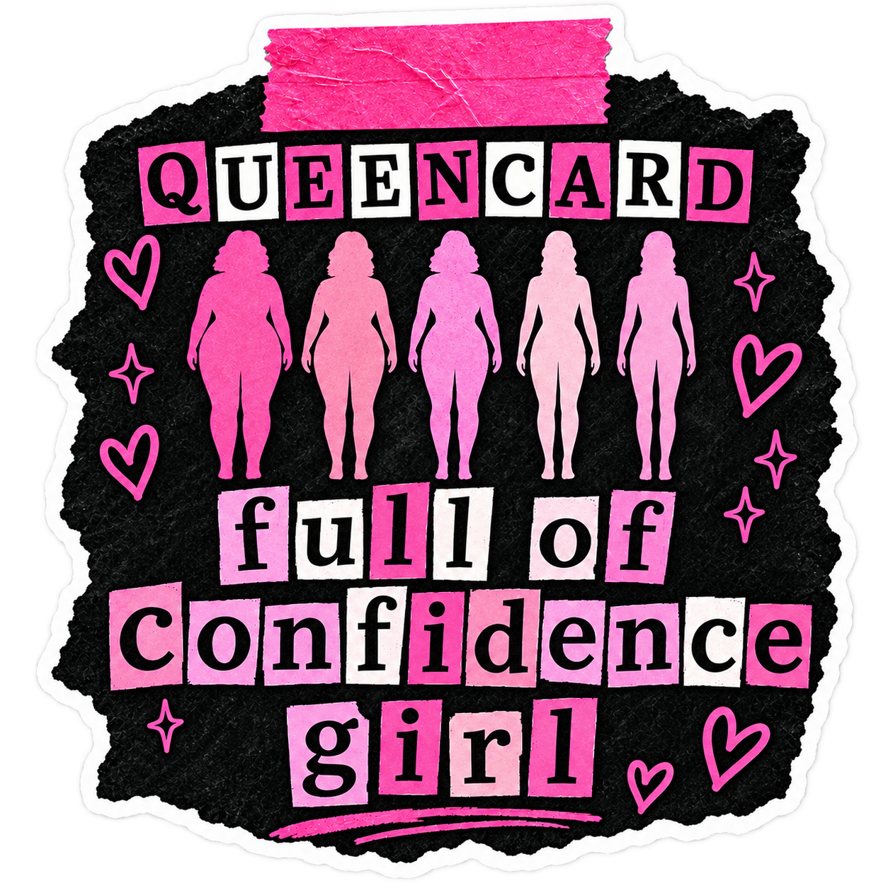 I-DLE Queencard Silhouettes Sticker