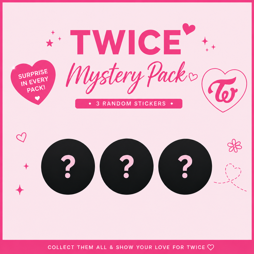Pacote Mistério TWICE 3 Stickers