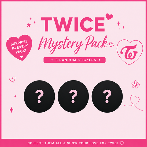 Pacote Mistério TWICE 3 Stickers