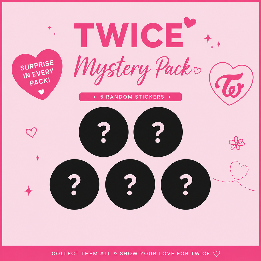 Pacote Mistério TWICE 5 Stickers