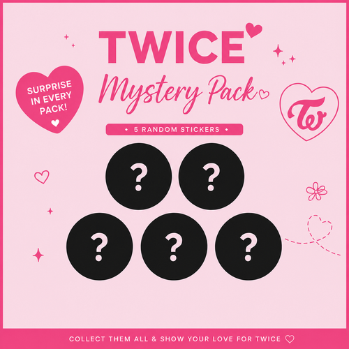 Pacote Mistério TWICE 5 Stickers